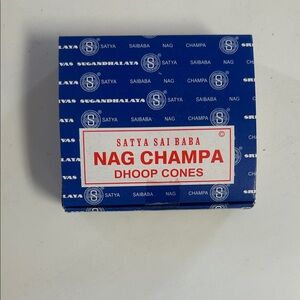 Satya Sai Baba Nag Champa Dhoop Cones - Blue Box